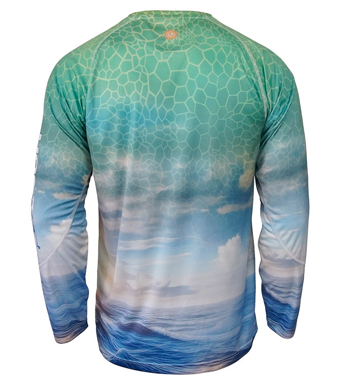 Herren Bull Dolphin Langarm-UV-Angelshirt