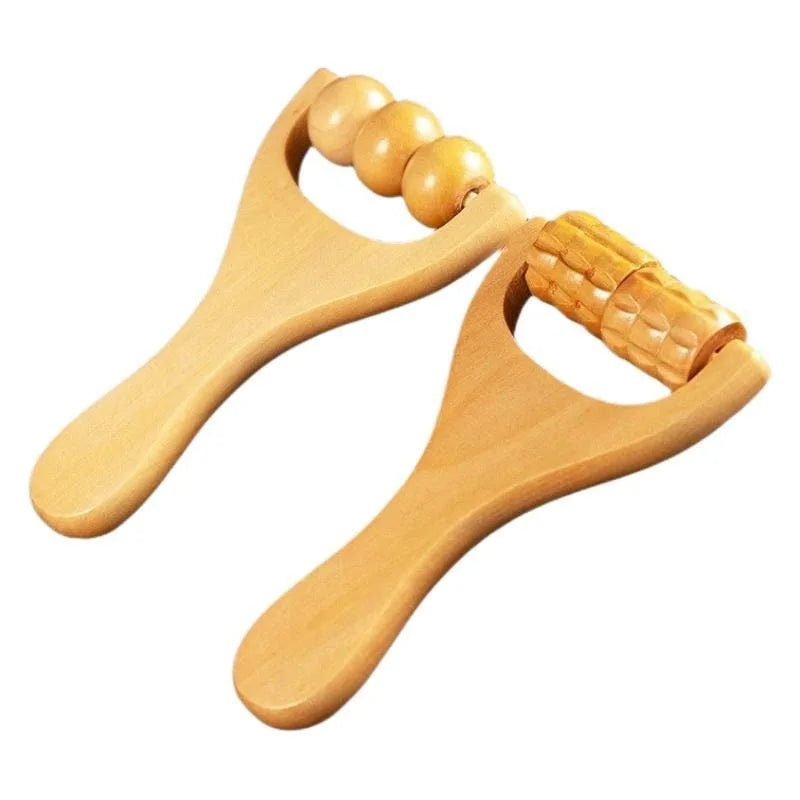 Gesichts-Massage-Tools-Set aus Holz, Gesichtsmodellierungswerkzeug, Hautpflege-Gesichtsmassagegerät, Schröpfen, Konturierungs-Gesichtsroller