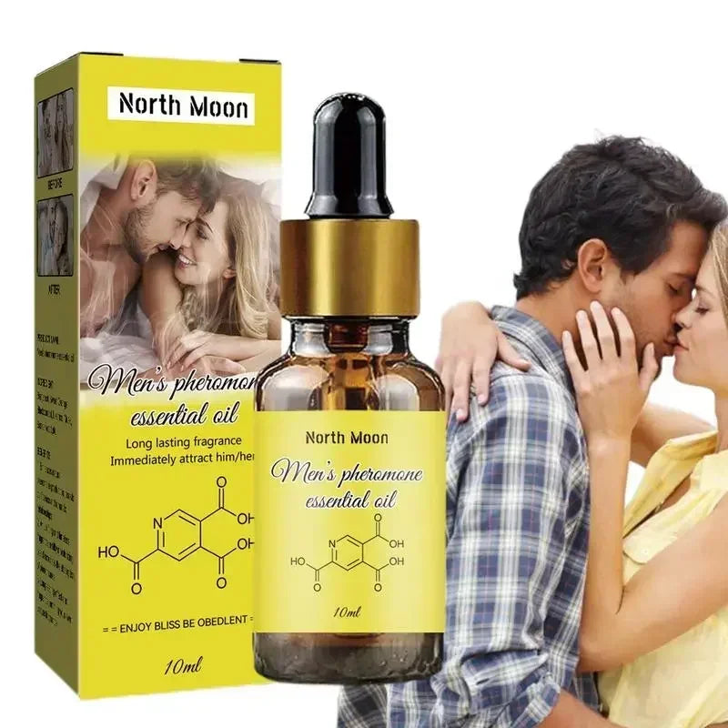 Olio Essenziale ai Feromoni da Uomo 10ml, Lunga Durata, Naturale, Rinfrescante, Essenza Profumata per il Corpo, Attira le Donne, Nuovi Profumi