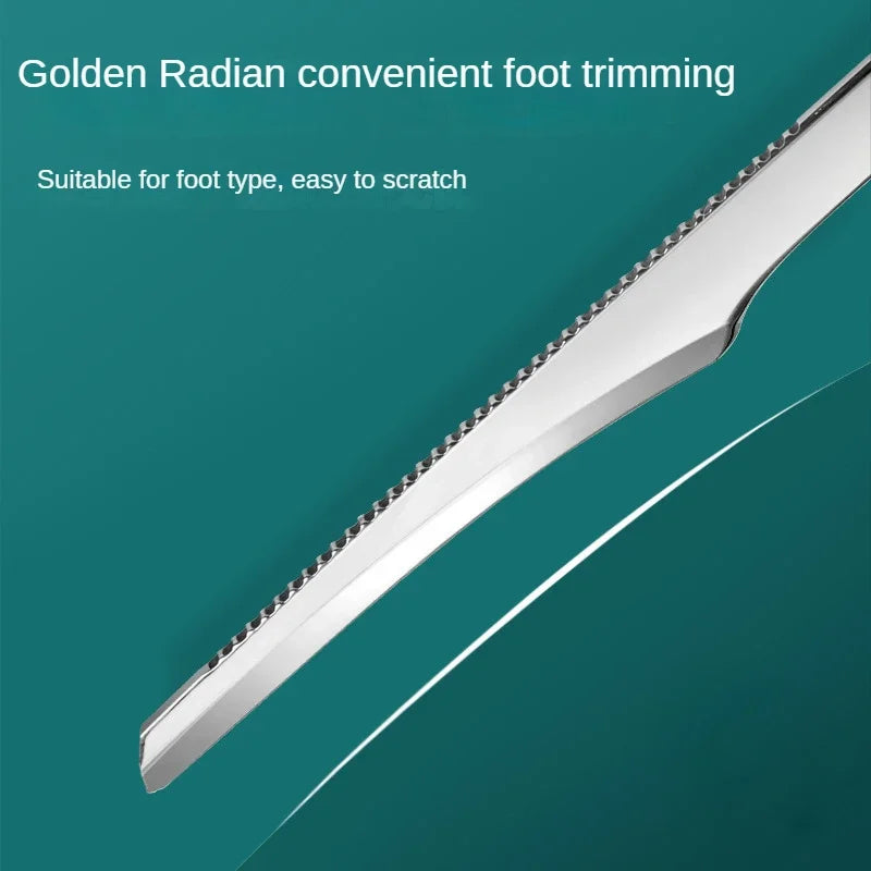 Kit di strumenti per manicure e pedicure, rasoio per unghie dei piedi, coltello per pedicure, lima per calli, rimozione pelle morta, strumenti per la cura dei piedi
