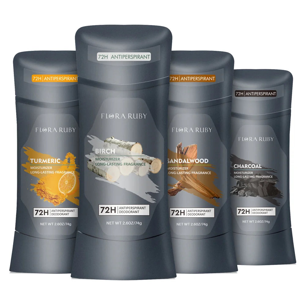 Deodorante all'Alluminio da Uomo Alta Resistenza Protezione dal Sudore 72H Protezione dagli Odori Freschezza 24/7 Profumo Duraturo, Profumo Pure Sport 74g