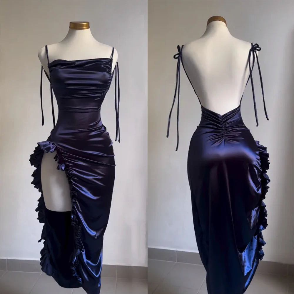 2025 Vestito Donna Elegante Moda Bellissimi Abiti da Donna Abiti da Sera da Festa Abito da Donna Y2K Sexy Senza Schienale All'Americana