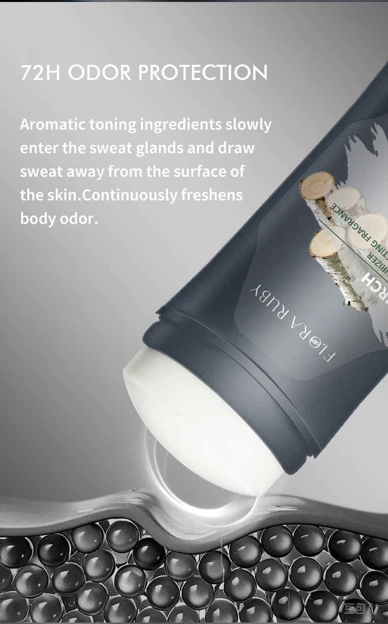 Deodorante all'Alluminio da Uomo Alta Resistenza Protezione dal Sudore 72H Protezione dagli Odori Freschezza 24/7 Profumo Duraturo, Profumo Pure Sport 74g