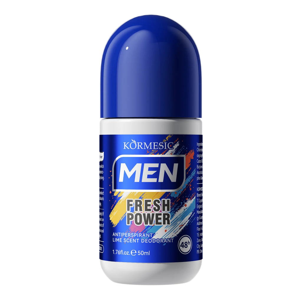Deodorante Roll-on Uomo Rimuovi Odore Sudore Ascelle Deodorante Corpo Roll On Confezione Asciugatura Rapida Durata Rinfrescante Portatile 50ml