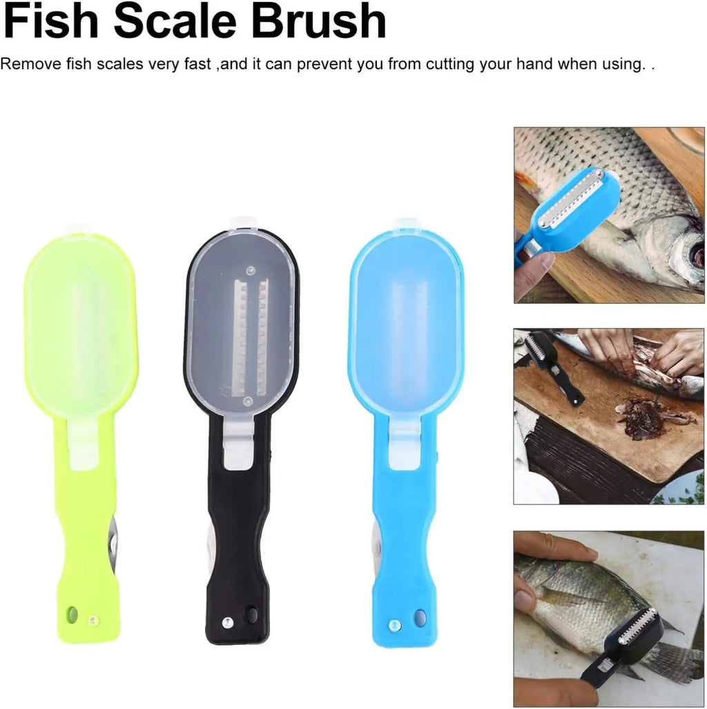 Fischschuppen-Entferner, Fischhautbürste, Fischreinigungsgerät, Schuppenkratzer, Küchenhelfer für das Kochen zu Hause