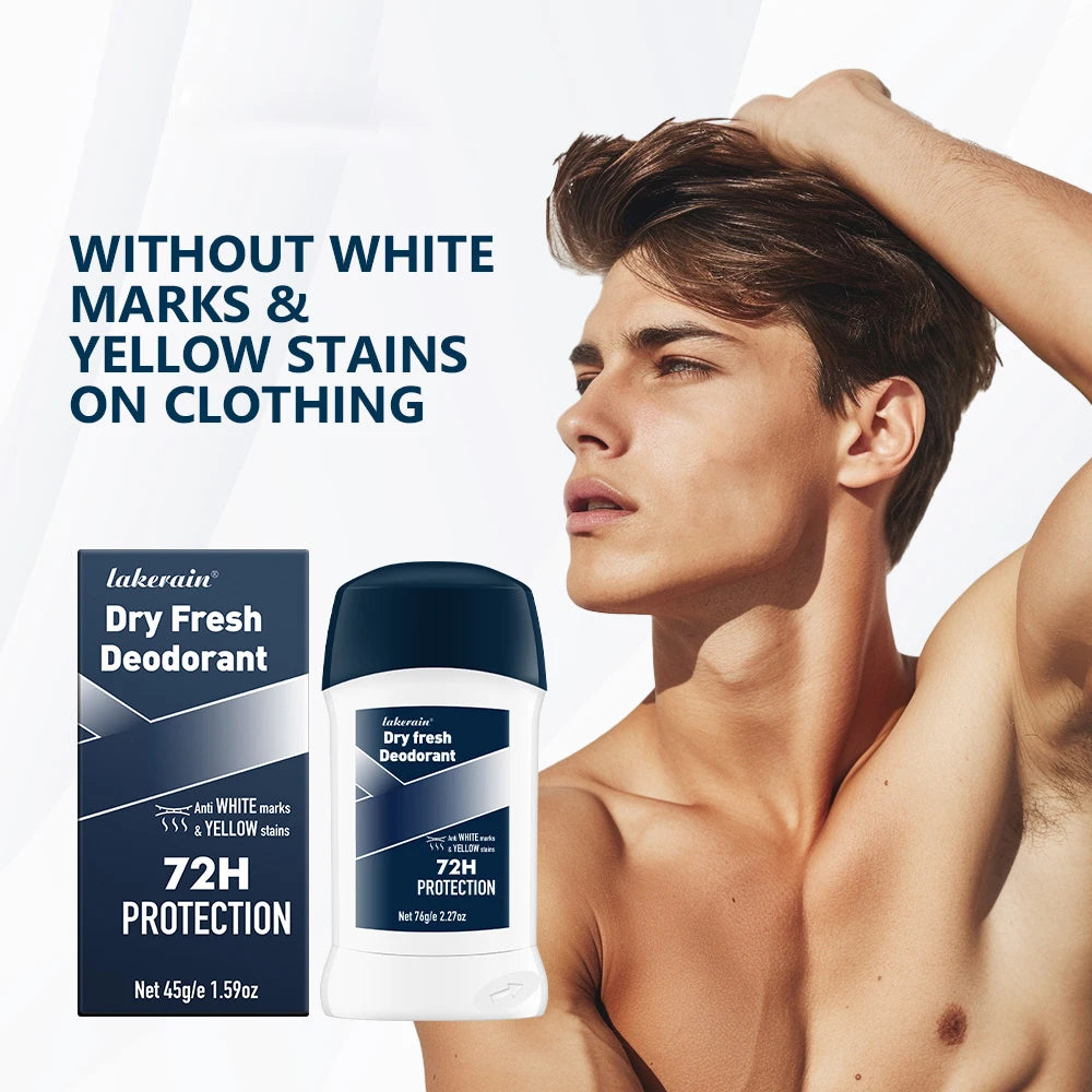 Herren Ganzkörper-Deodorant, Achselschweiß-Deo-Creme für Männer, Deodorant entfernt Achselgeruch und Schweiß, langanhaltendes Aroma, Hautpflege