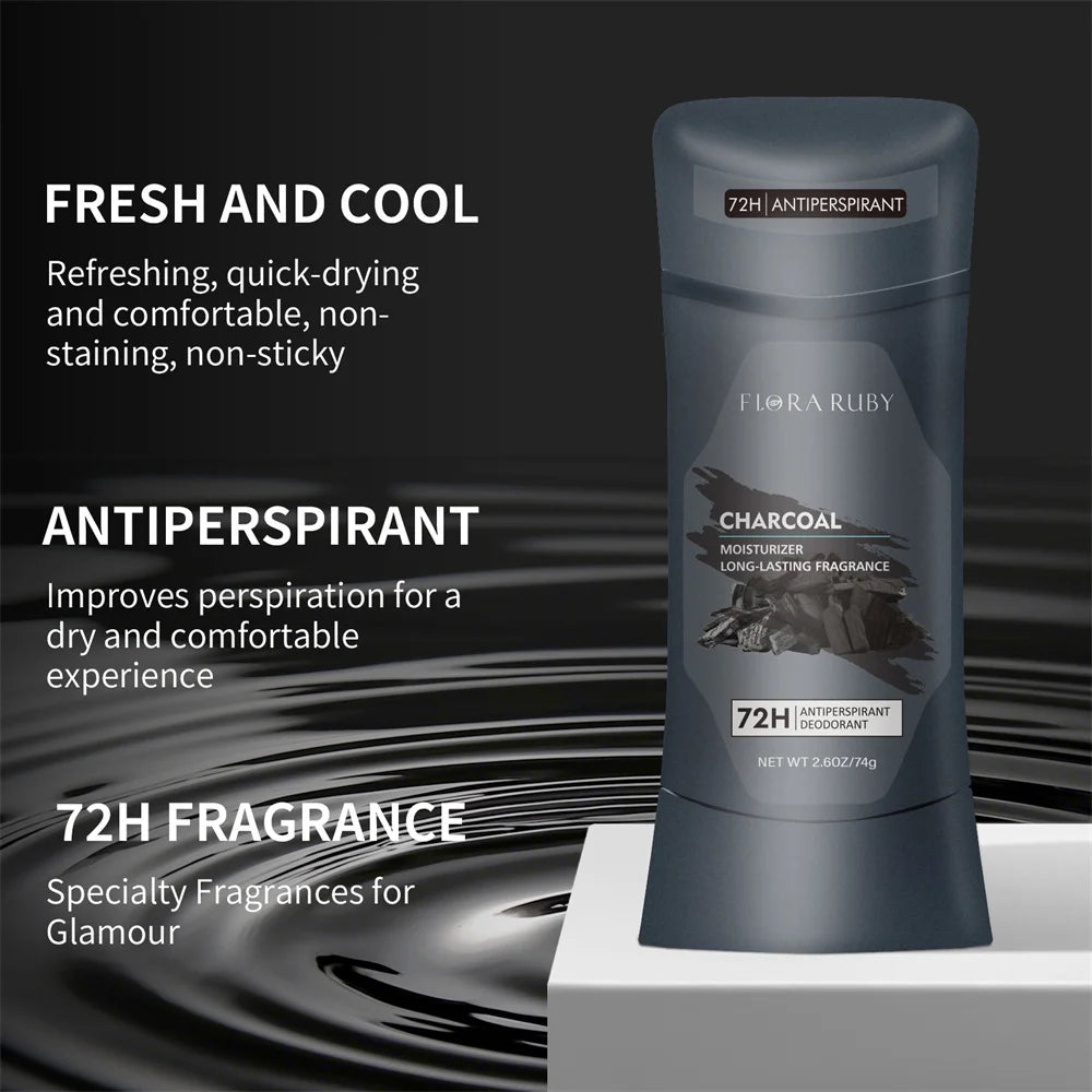 Deodorante all'Alluminio da Uomo Alta Resistenza Protezione dal Sudore 72H Protezione dagli Odori Freschezza 24/7 Profumo Duraturo, Profumo Pure Sport 74g