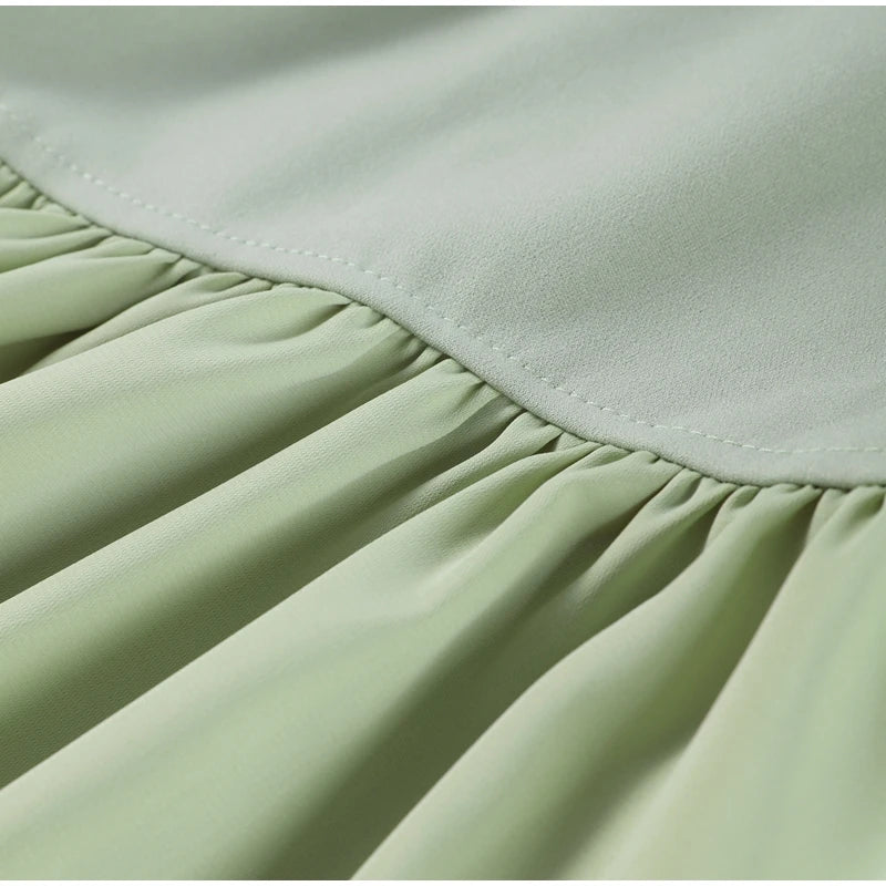 Elegante Abito Lungo con Nastro, Sciarpa Patchwork, Spacco Laterale, Abiti a Tubino per Donna, Top Estivi Gialli da Spiaggia, Abiti da Vacanza per Signora