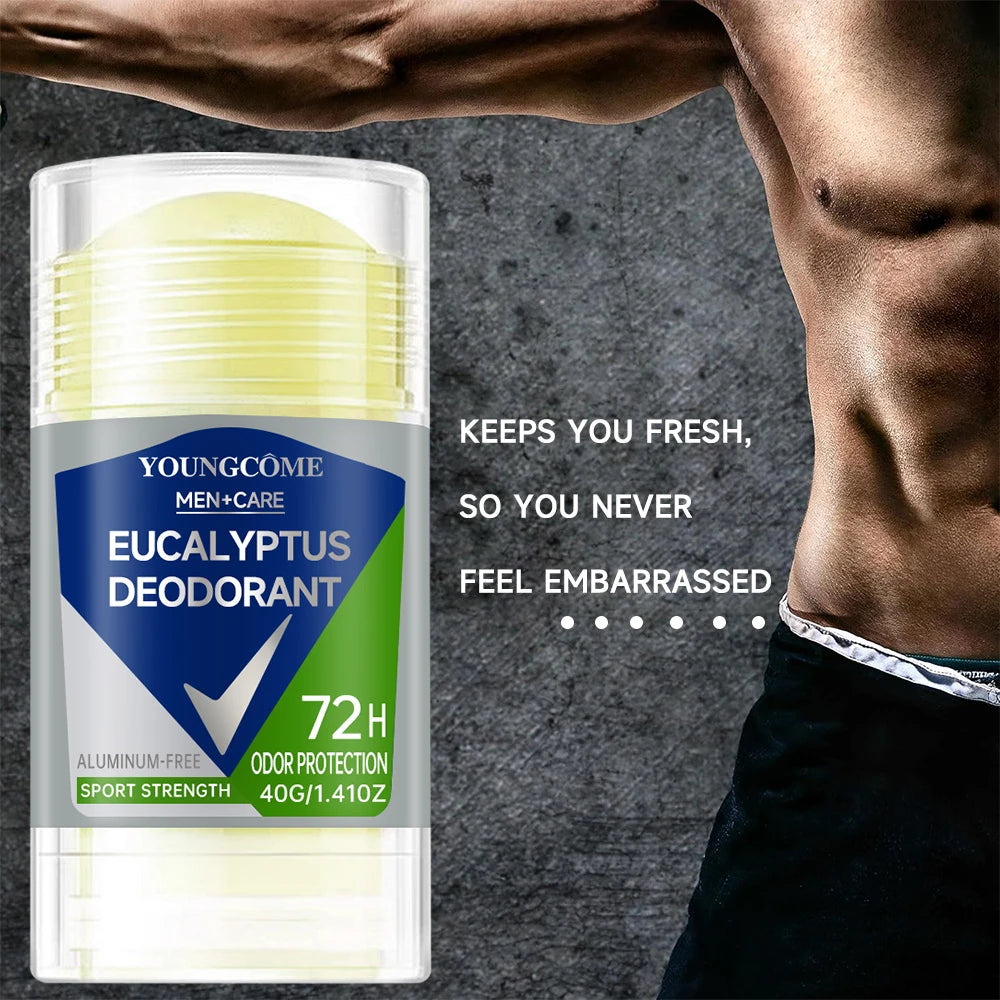 Deodorante da Uomo Roll-on Riduce la Sudorazione Elimina gli Odori Deodorante per Ascelle a Lunga Durata Asciugatura Rapida Portatile Rinfrescante