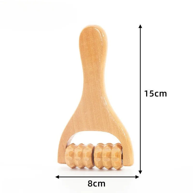 Set di Strumenti per Massaggio Viso in Legno Kit di Strumenti per Scolpire il Viso Massaggiatore Facciale per la Cura della Pelle Coppettazione Contouring Rullo Facciale
