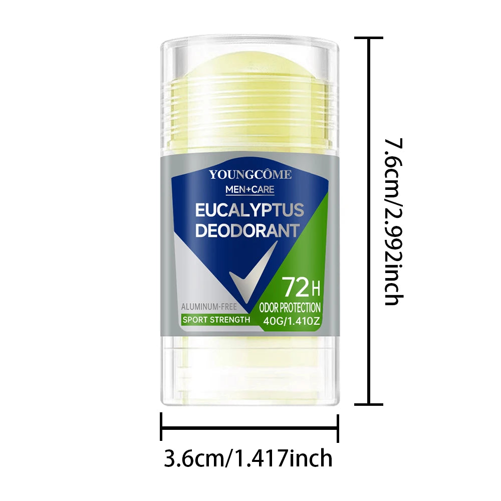 Deodorante da Uomo Roll-on Riduce la Sudorazione Elimina gli Odori Deodorante per Ascelle a Lunga Durata Asciugatura Rapida Portatile Rinfrescante