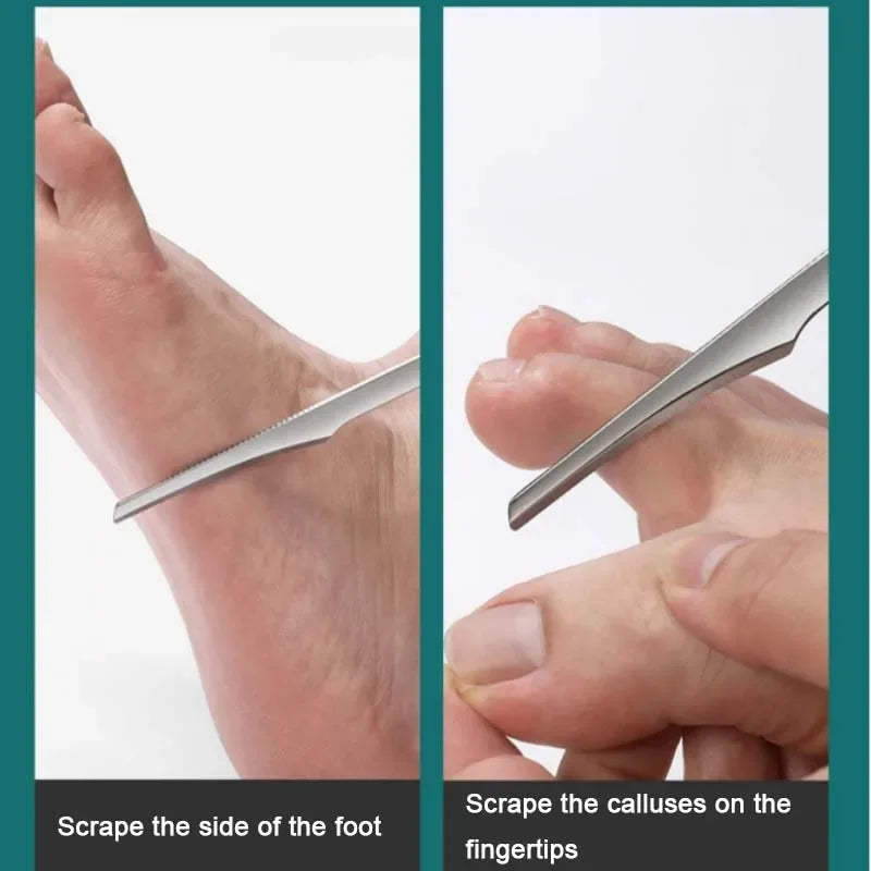 1 pz Strumenti per Manicure Pedicure Rasoio per Unghie dei Piedi Kit Coltelli per Pedicure Piedi Rimuovi Calli Lima per Calli Strumenti per la Cura dei Piedi Morti