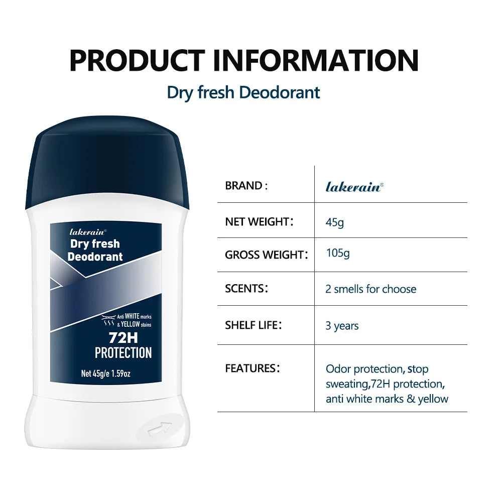 Deodorante Uomo Crema Ascelle Anti Odore Eccessiva Sudorazione Rimuove Odore Ascellare Lunga Durata Aroma Cura Della Pelle