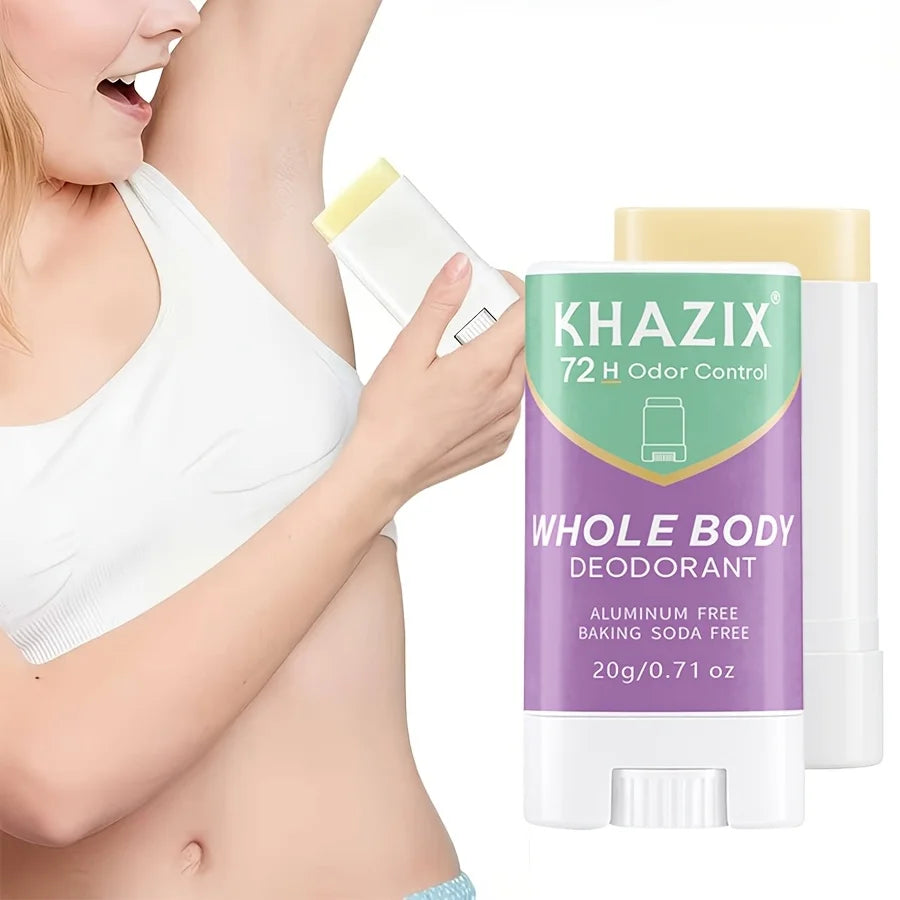 Deodorante universale da 20g per uomo e donna, senza alluminio, formula non unta, dimensioni compatte, adatto a tutti i tipi di pelle