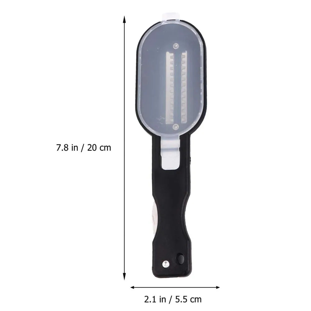 Strumenti da Pesca Squamatore Rimuovi Squame Spazzola per Pelle di Pesce Strumento per Pulire il Pesce Dispositivo per Raschiare le Squame Gadget da Cucina per la Cucina Domestica