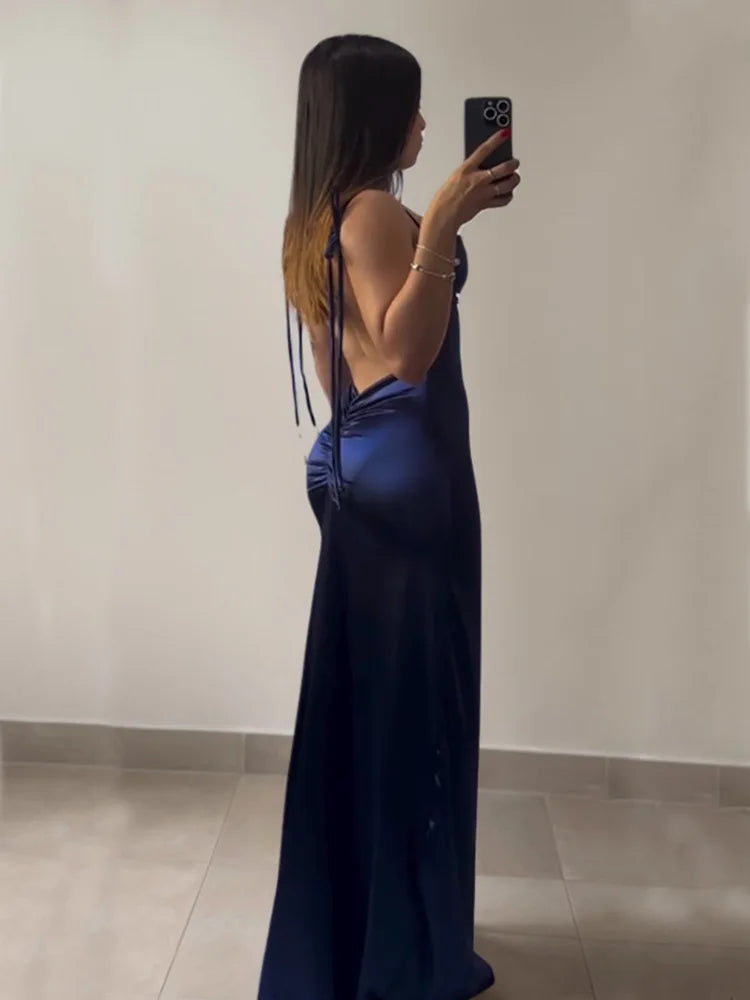 2025 Vestito Donna Elegante Moda Bellissimi Abiti da Donna Abiti da Sera da Festa Abito da Donna Y2K Sexy Senza Schienale All'Americana