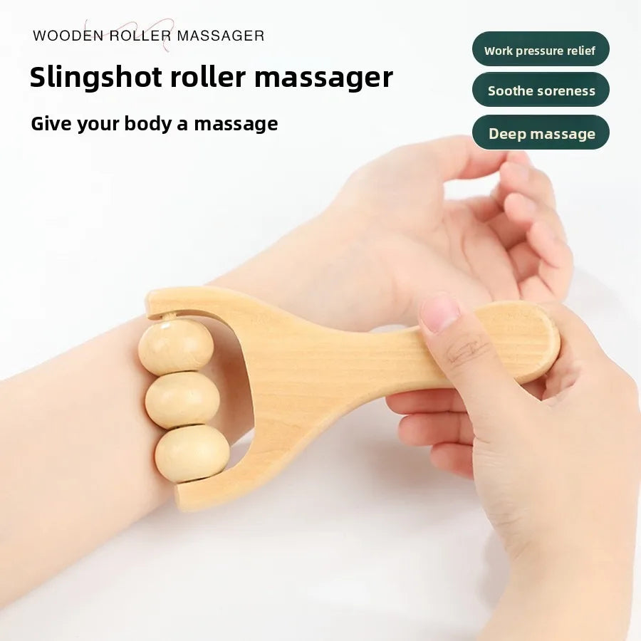 Gesichts-Massage-Tools-Set aus Holz, Gesichtsmodellierungswerkzeug, Hautpflege-Gesichtsmassagegerät, Schröpfen, Konturierungs-Gesichtsroller