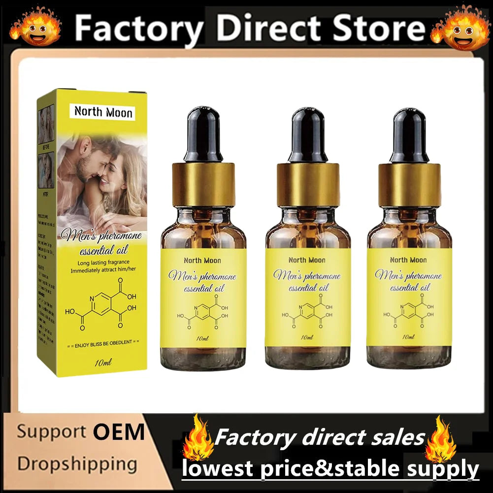 Profumo al Feromone da Uomo 1/3/5 Pezzi Profumo Intenso Collezione Olio Essenziale al Feromone per Uomo per Attrarre le Donne