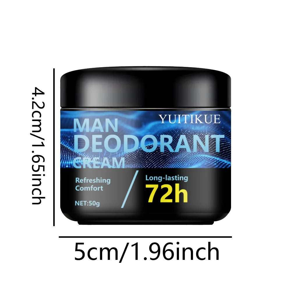 Herren-Deodorant, hohe Haltbarkeit, 72 Stunden Schweiß- und Geruchsschutz, lang anhaltende Frische, purer sportlicher Duft