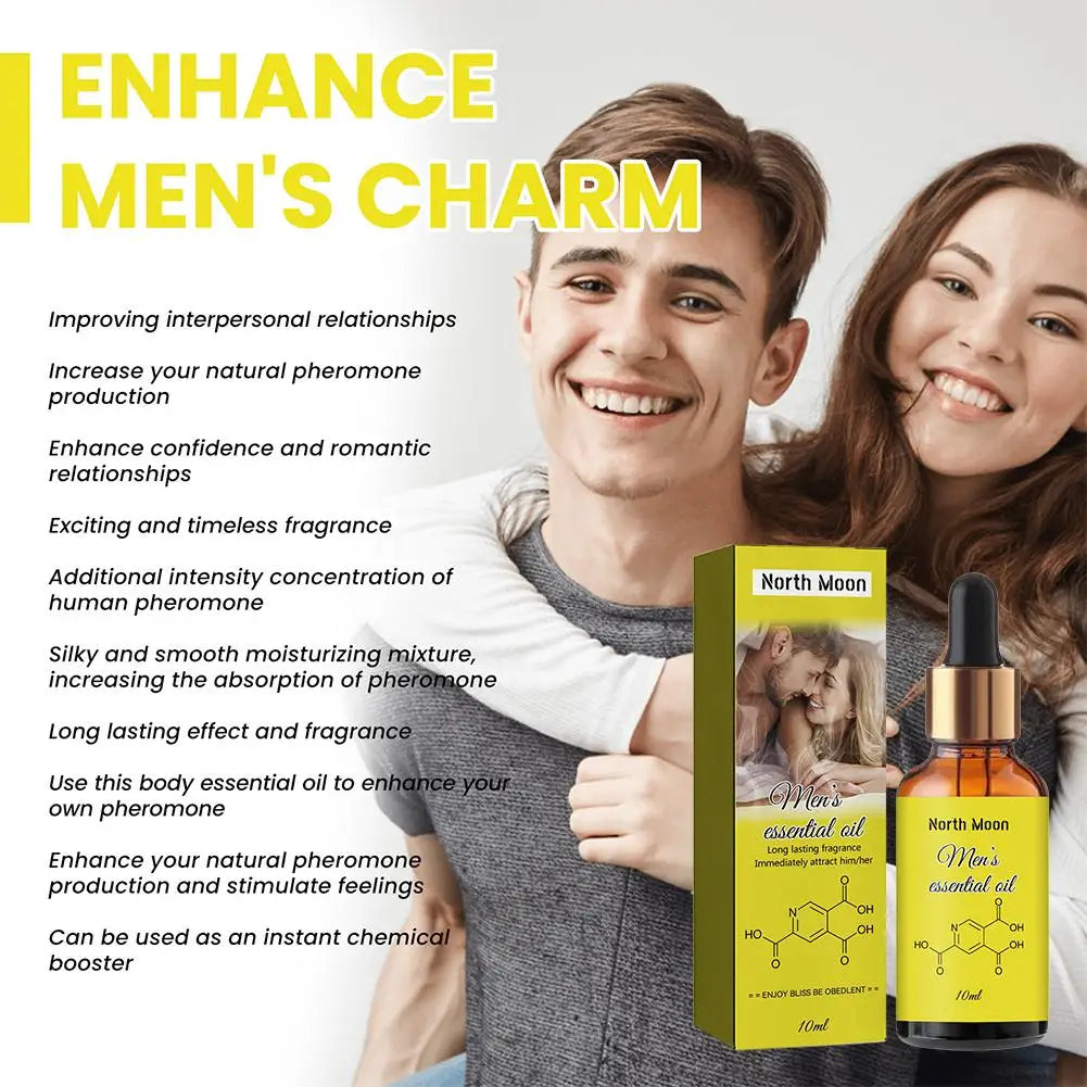 Profumo al Feromone da Uomo 1/3/5 Pezzi Profumo Intenso Collezione Olio Essenziale al Feromone per Uomo per Attrarre le Donne