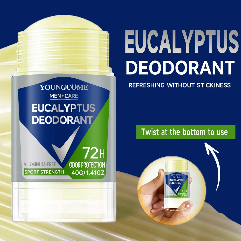Deodorante da Uomo Roll-on Riduce la Sudorazione Elimina gli Odori Deodorante per Ascelle a Lunga Durata Asciugatura Rapida Portatile Rinfrescante