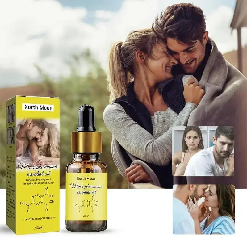 Olio Essenziale ai Feromoni da Uomo 10ml, Lunga Durata, Naturale, Rinfrescante, Essenza Profumata per il Corpo, Attira le Donne, Nuovi Profumi