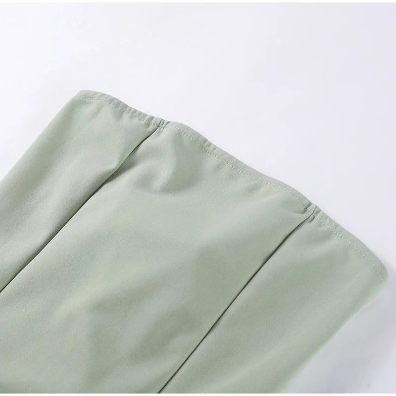 Elegante Abito Lungo con Nastro, Sciarpa Patchwork, Spacco Laterale, Abiti a Tubino per Donna, Top Estivi Gialli da Spiaggia, Abiti da Vacanza per Signora