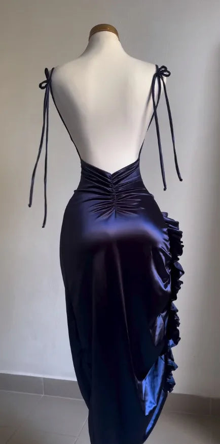 2025 Vestito Donna Elegante Moda Bellissimi Abiti da Donna Abiti da Sera da Festa Abito da Donna Y2K Sexy Senza Schienale All'Americana