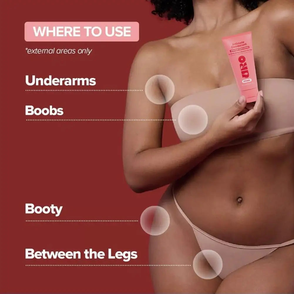 Deodorante Naturale per Donna e Uomo - Controllo degli Odori per Tutta la Giornata - Cura Intima e Ascellare - Idratante e Riequilibrante del pH