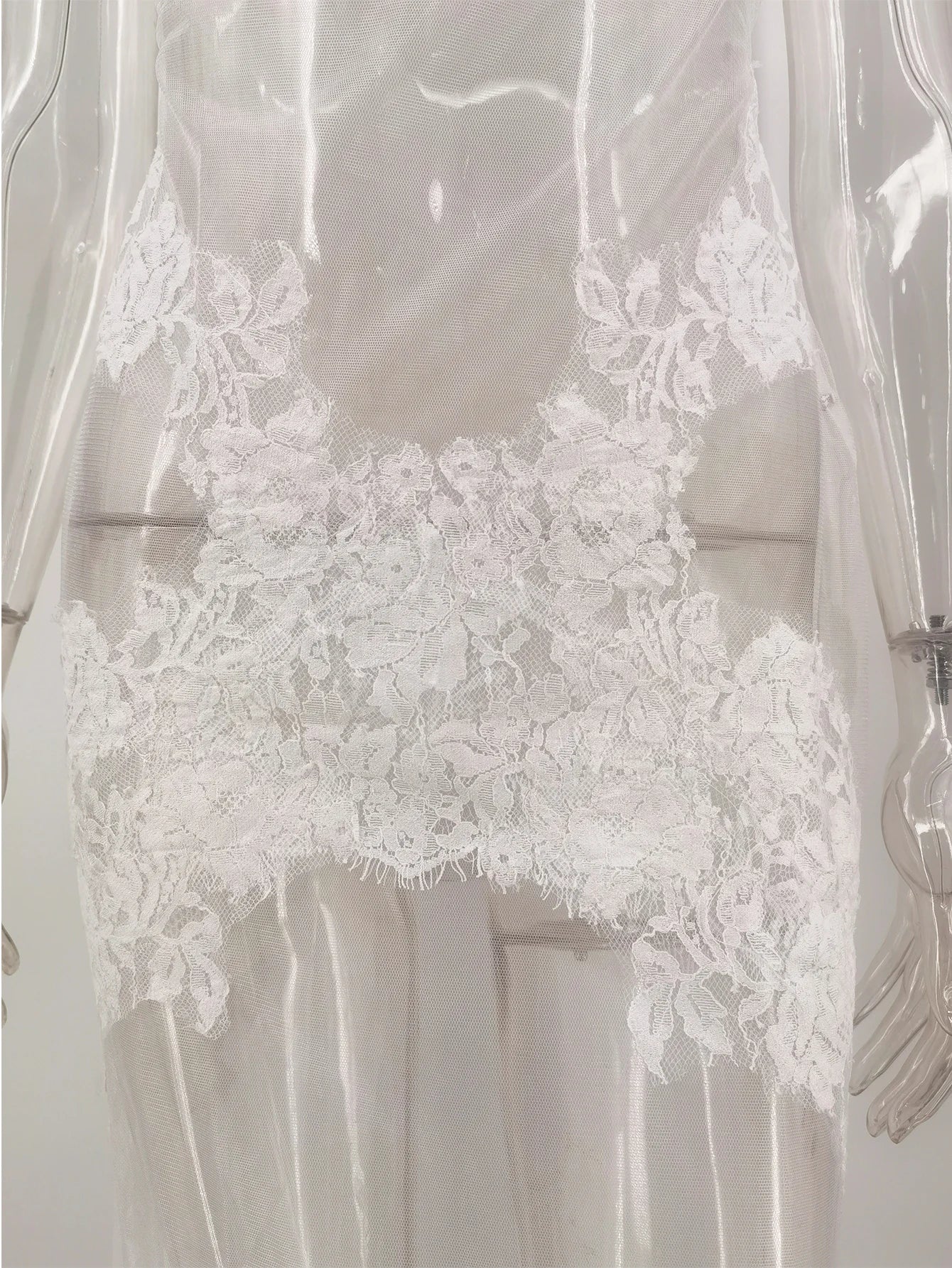 Abito lungo estivo sexy in pizzo a rete trasparente da donna, abito di lusso senza schienale per club, feste di compleanno, da sera, vestiti lunghi, vestiti