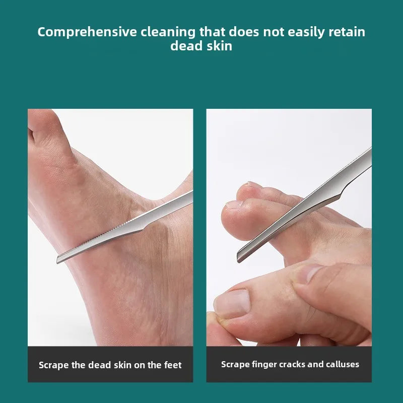 1 pz Strumenti per Pedicure Kit Professionale in Acciaio Inossidabile Lima per Piedi Rimuovi Pelle Morta Raschietto per Piedi Strumento per la Cura dei Piedi Nuovo