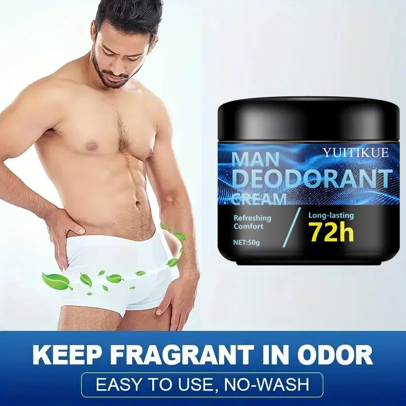 Herren-Deodorant, hohe Haltbarkeit, 72 Stunden Schweiß- und Geruchsschutz, lang anhaltende Frische, purer sportlicher Duft