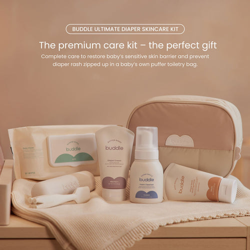Kit Ultimate di Buddle per la cura della pelle del neonato