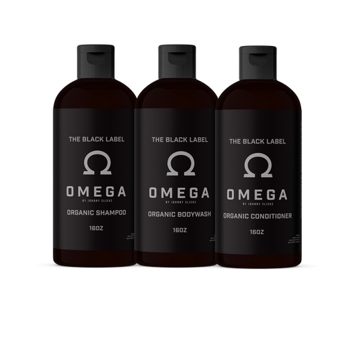 Black Label Shower Set